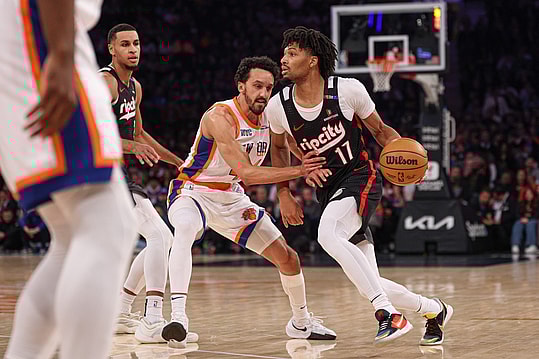 NBA: Portland Trail Blazers at New York Knicks