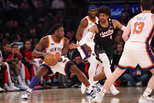 NBA: Portland Trail Blazers at New York Knicks