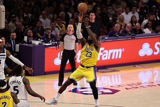 NBA: Playoffs-Minnesota Timberwolves at Los Angeles Lakers