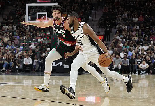 NBA: Portland Trail Blazers at San Antonio Spurs