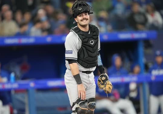mlb: new york yankees at toronto blue jays, austin wells