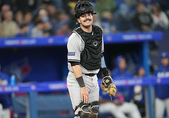 mlb: new york yankees at toronto blue jays, austin wells