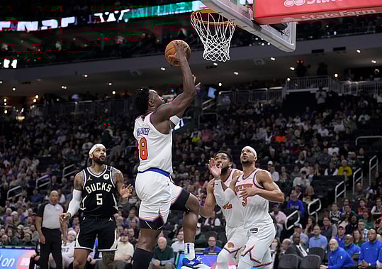 NBA: New York Knicks at Milwaukee Bucks