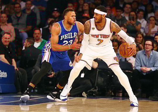 NBA: Philadelphia 76ers at New York Knicks