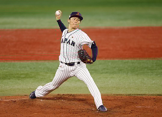 olympics: baseball-men semifinal - jpn-kor, yoshinobu yamamoto, yankees
