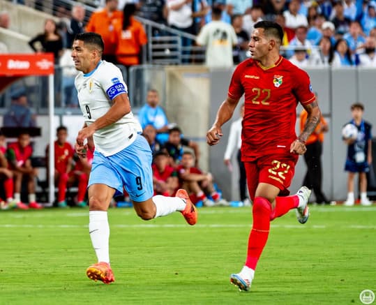 Luis Suarez saw minutes against Bolivia | Credit: Juan Carlos Rubiano