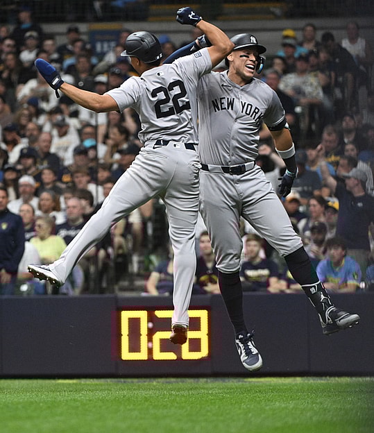 MLB: New York Yankees at Milwaukee Brewers, aaron judge