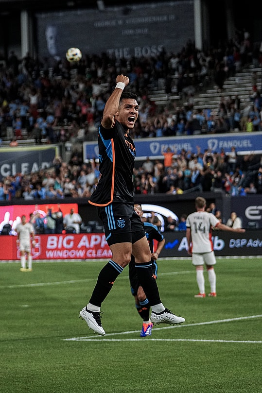 Alonso Martinez with the fastest hat trick in club history | Credit: Anthony Surrusco
