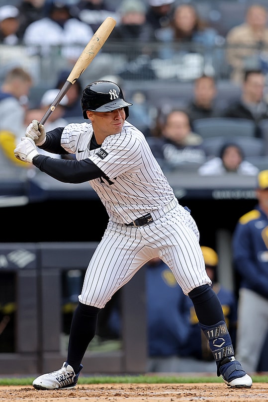 MLB: Milwaukee Brewers at New York Yankees, anthony volpe