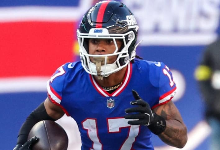 Wan'Dale Robinson, NFL: San Francisco 49ers at New York Giants