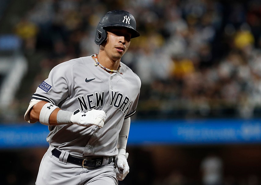 mlb: new york yankees at pittsburgh pirates, oswaldo cabrera