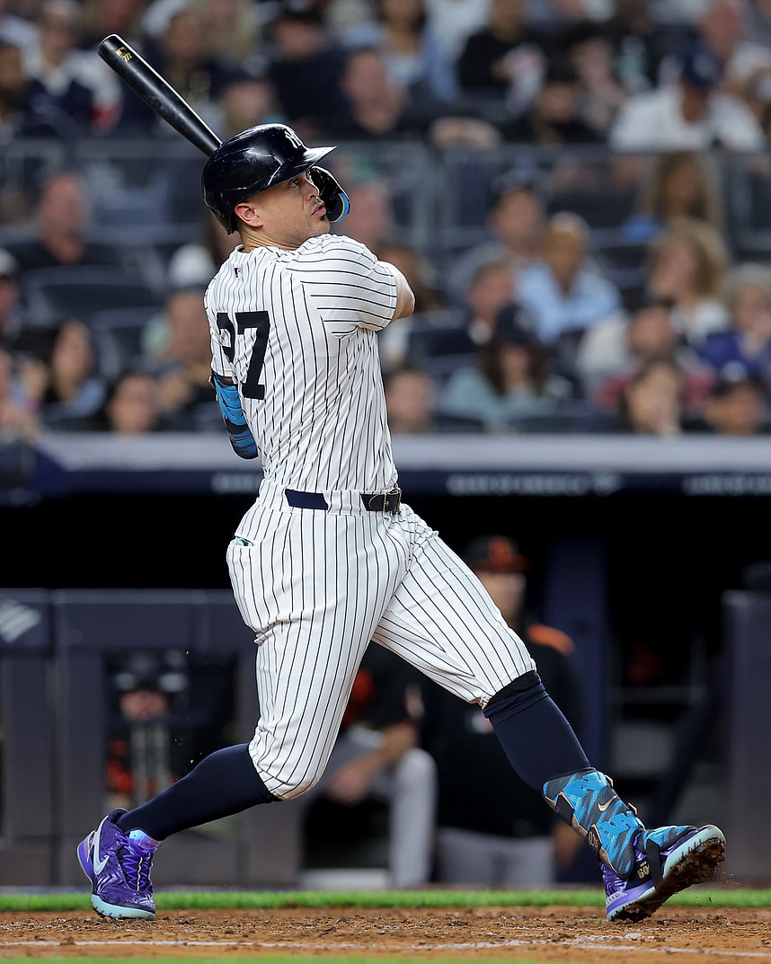 MLB: Baltimore Orioles at New York Yankees, giancarlo stanton