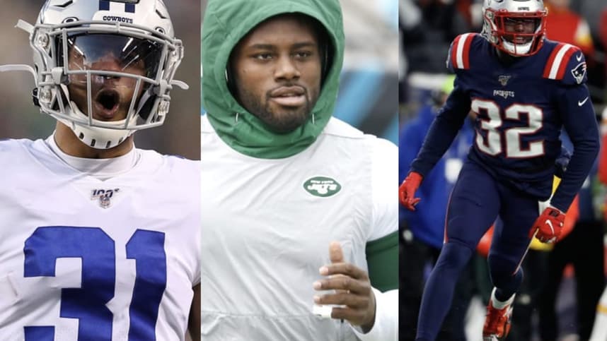 Byron Jones, Brian Poole, Devin McCourty, New York Giants