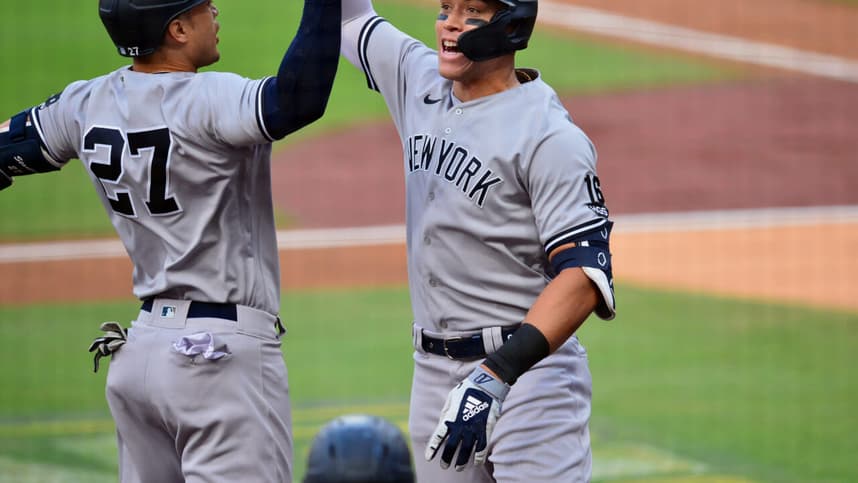 New York Yankees, NYY, Aaron Judge, Giancarlo Stanton