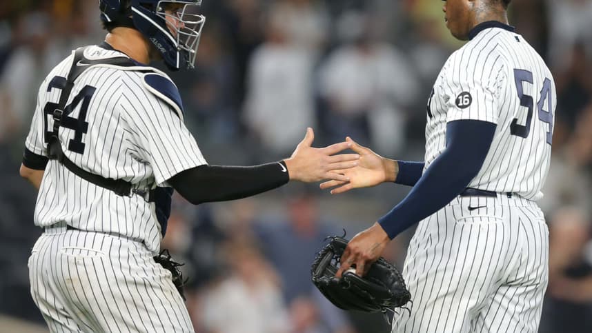 yankees, nyy, gary sanchez, aroldis chapman