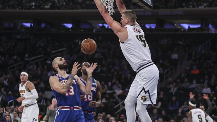 knicks, nuggets