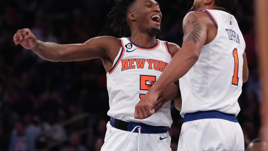 Immanuel Quickley, Obi Toppin, New York Knicks