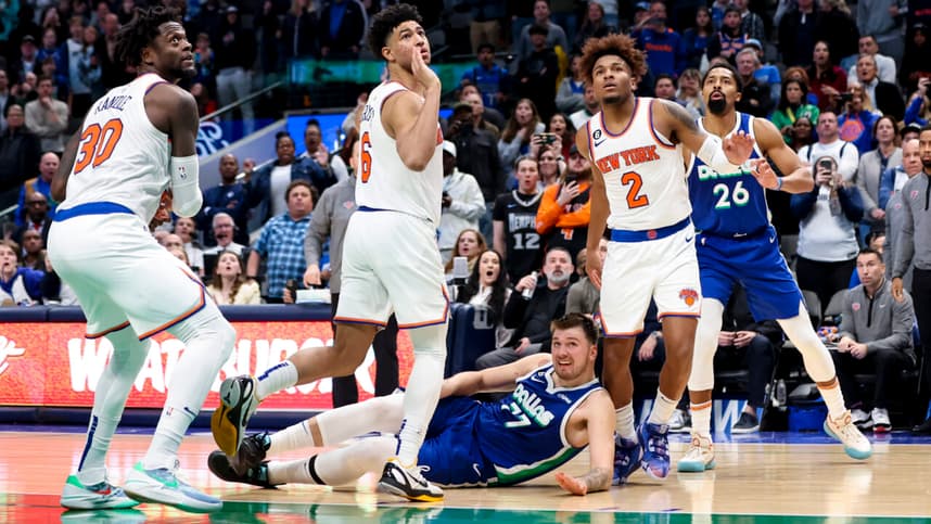 Quentin Grimes, Luka Doncic, New York Knicks