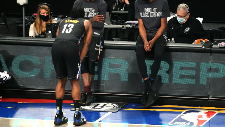 James Harden, Kyrie Irving, Kevin Durant, Brooklyn Nets