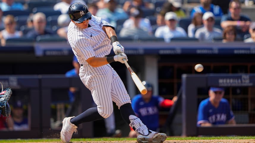 MLB: Texas Rangers at New York Yankees, anthony volpe