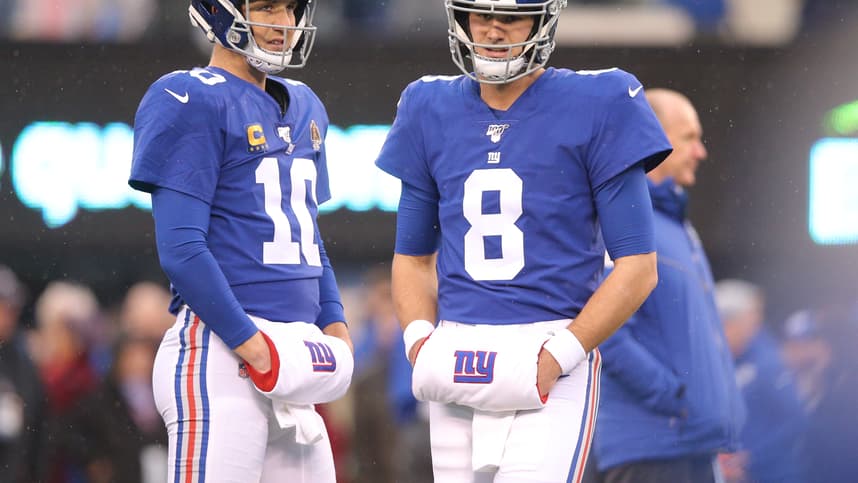 NFL: Philadelphia Eagles at New York Giants, daniel jones, eli manning