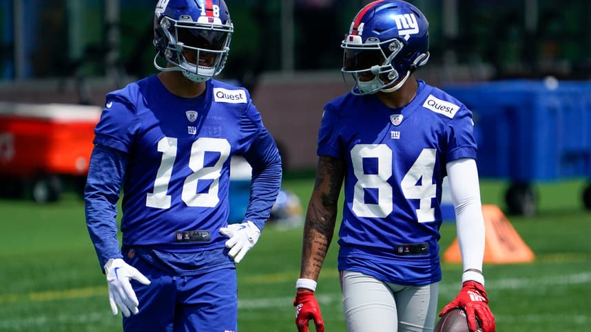 Giants, New York Giants, NYG, Isaiah Hodgins, Jalin Hyatt