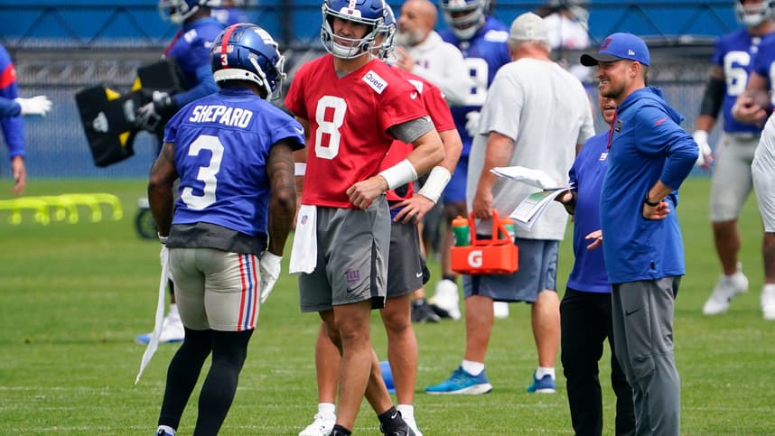 daniel jones, sterling shepard, giants, nyg