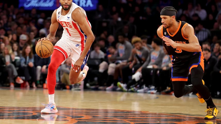 NBA: Brooklyn Nets at New York Knicks, mikal bridges, josh hart
