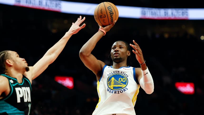NBA: Golden State Warriors at Portland Trail Blazers, Jonathan Kuminga, knicks