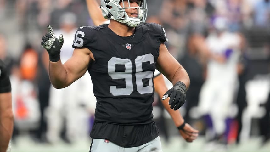 nfl: minnesota vikings at las vegas raiders, tashawn bower, new york giants