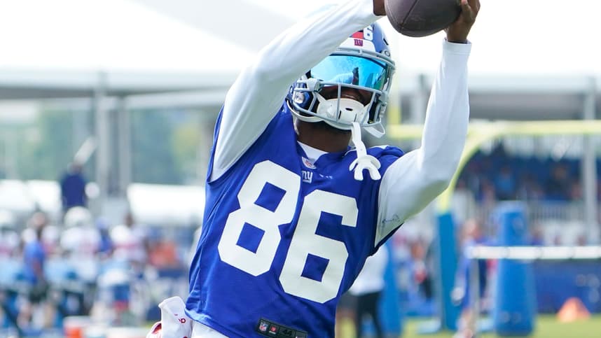 nfl: new york giants training camp, darius slayton