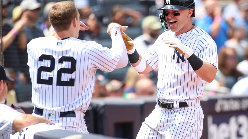 mlb: houston astros at new york yankees, jake bauers