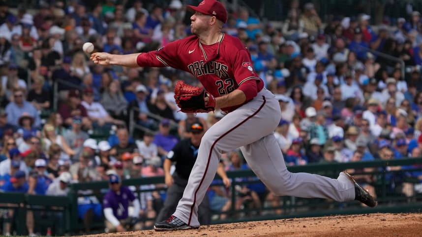 mlb: spring training-arizona diamondbacks at chicago cubs, zach mcallister, new york yankees