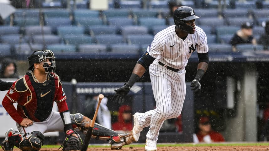 mlb: arizona diamondbacks at new york yankees, estevan florial