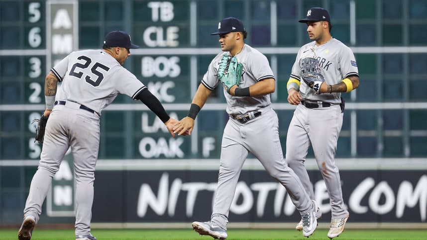 mlb: new york yankees at houston astros, jasson dominguez