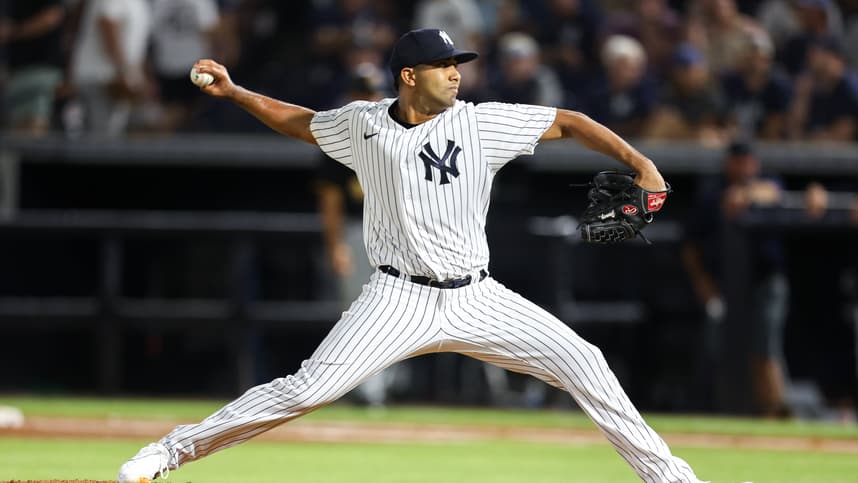 mlb: spring training-pittsburgh pirates at new york yankees, yoendrys gomez