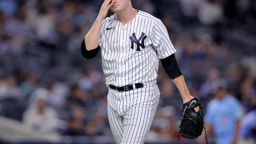 mlb: toronto blue jays at new york yankees, clarke schmidt