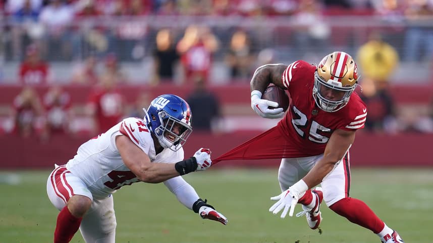 nfl: new york giants at san francisco 49ers, micah mcfadden