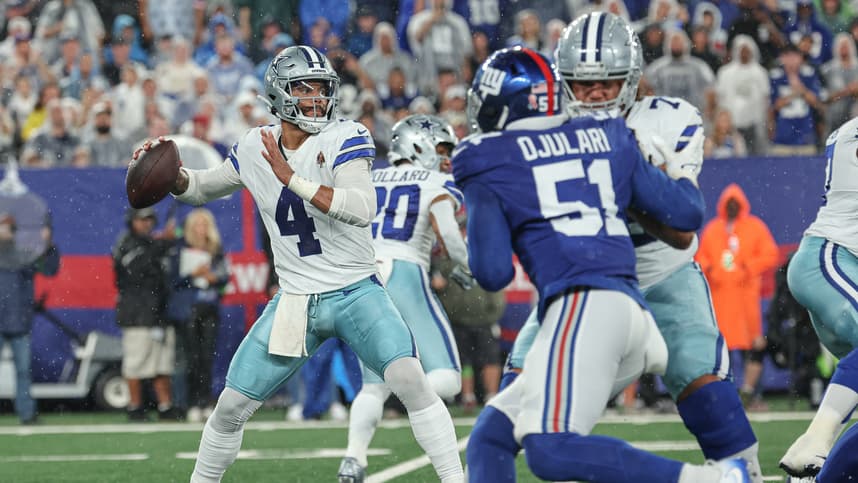 nfl: dallas cowboys at new york giants, azeez ojulari