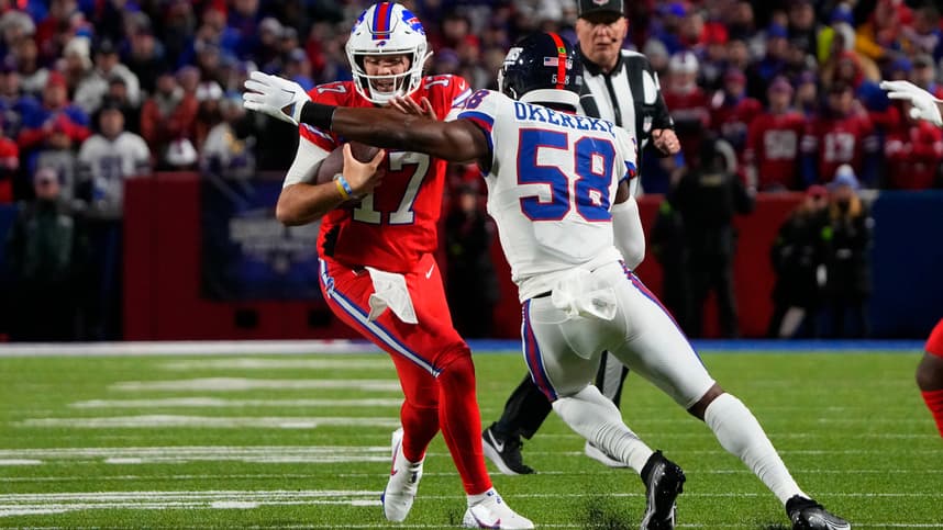 nfl: new york giants at buffalo bills, bobby okereke