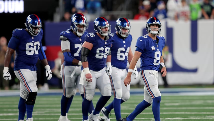 nfl: seattle seahawks at new york giants, josh ezeudu