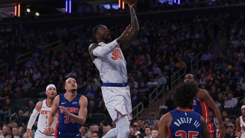 NBA: Detroit Pistons at New York Knicks