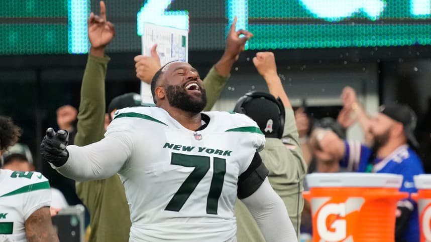 New York Jets offensive tackle Duane Brown