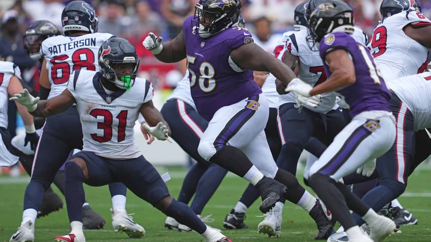 Baltimore Ravens tackle Michael Pierce (New York Giants free agent target)