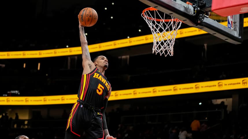 Atlanta Hawks guard Dejounte Murray (New York Knicks trade target)