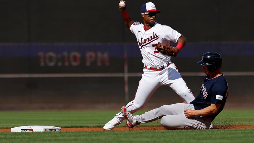mlb: boston red sox at washington nationals, jeter downs, yankees