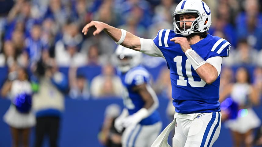 Indianapolis Colts quarterback Gardner Minshew (New York Giants free agent target)