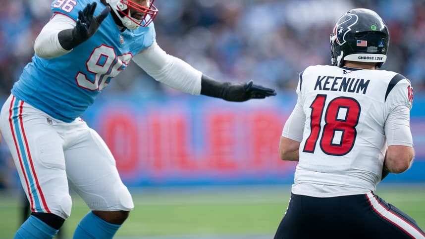 Tennessee Titans defensive end Denico Autry (96) (New York Giants free agent target)