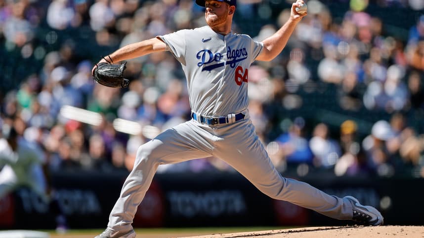 mlb: game one-los angeles dodgers at colorado rockies, caleb ferguson, yankees