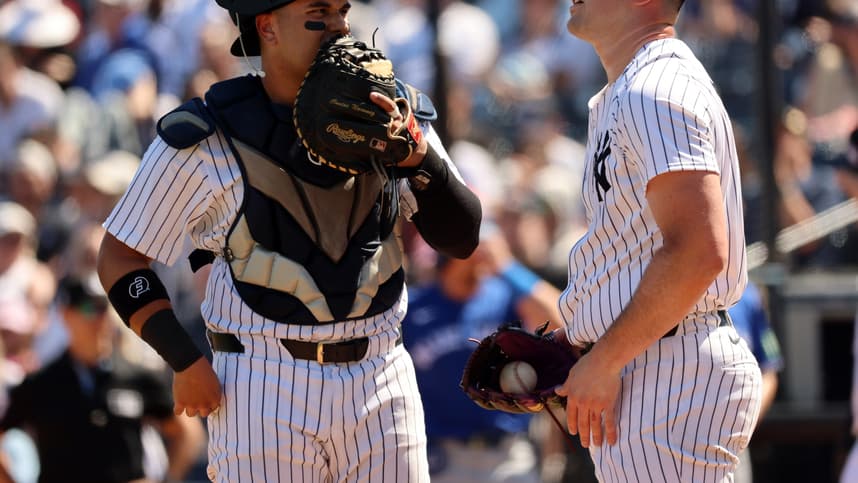 mlb: spring training-toronto blue jays at new york yankees, carlos rodon